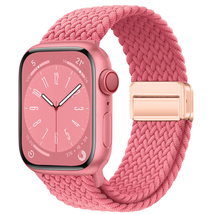 Smart Apple Watch Band Braided Solo Loop Band Magnetic Buckle Band MultiFunction Sports Mode iWatch - Acquisti Online