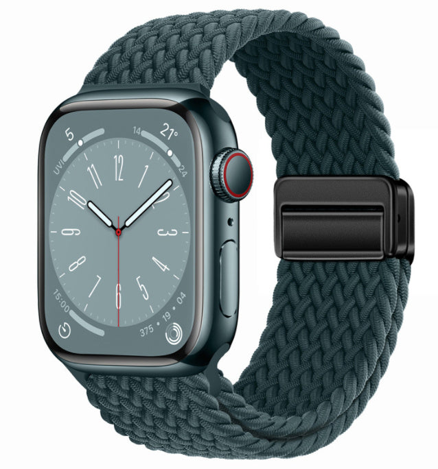 Smart Apple Watch Band Braided Solo Loop Band Magnetic Buckle Band MultiFunction Sports Mode iWatch - Acquisti Online