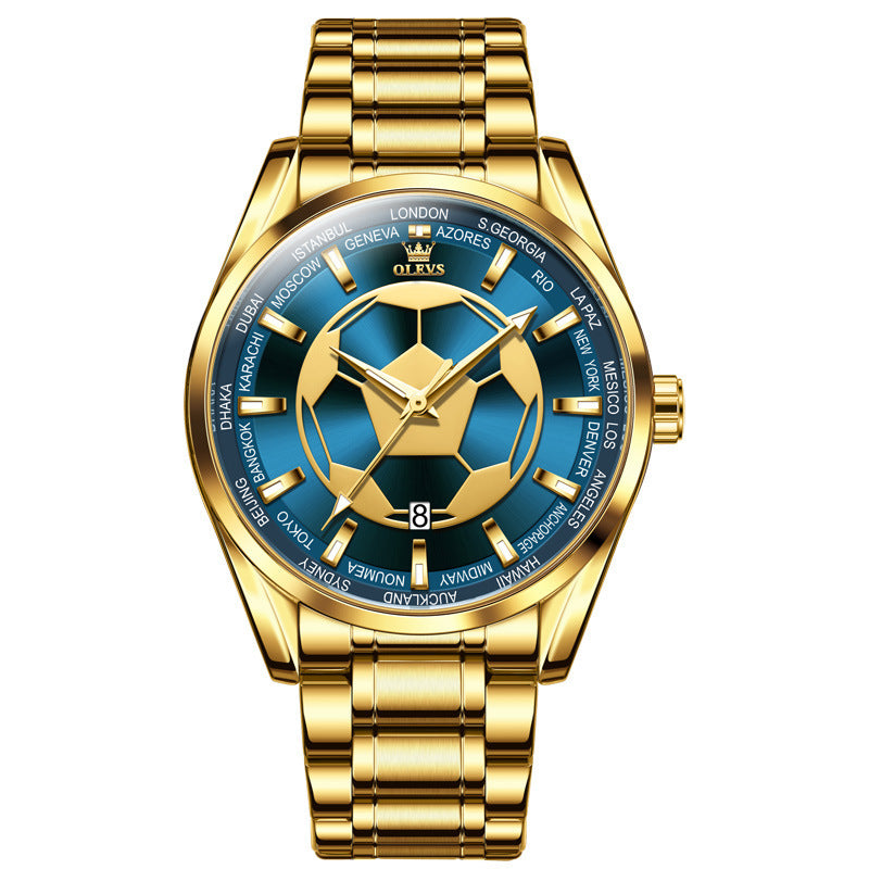 Olevs Man Business Casuual Watch Automatic Machanical Movement Waterproof Leather Band Man Fashion Watch - Acquisti Online