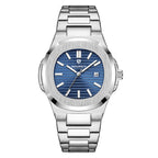 HOURSLY HY1371 Fashion China Man Quartz Watch Exclusive Steel Strap Water Resist Luminous Calendar Casual Men's Watch