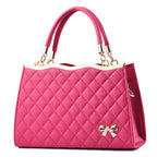 Female Bag Spring New Embroidered Rhombus Ladies Handbag