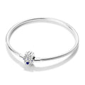 Damesarmband, modieus, koperverguld, 925 zilveren armband met slangenbotmotief, hoogwaardige, trendy damesarmband