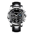 POEDAGAR Luxury Men Casual Watch Waterproof Chronograph Luminous Wristwatches Stainless Steel Men's Quartz Watch