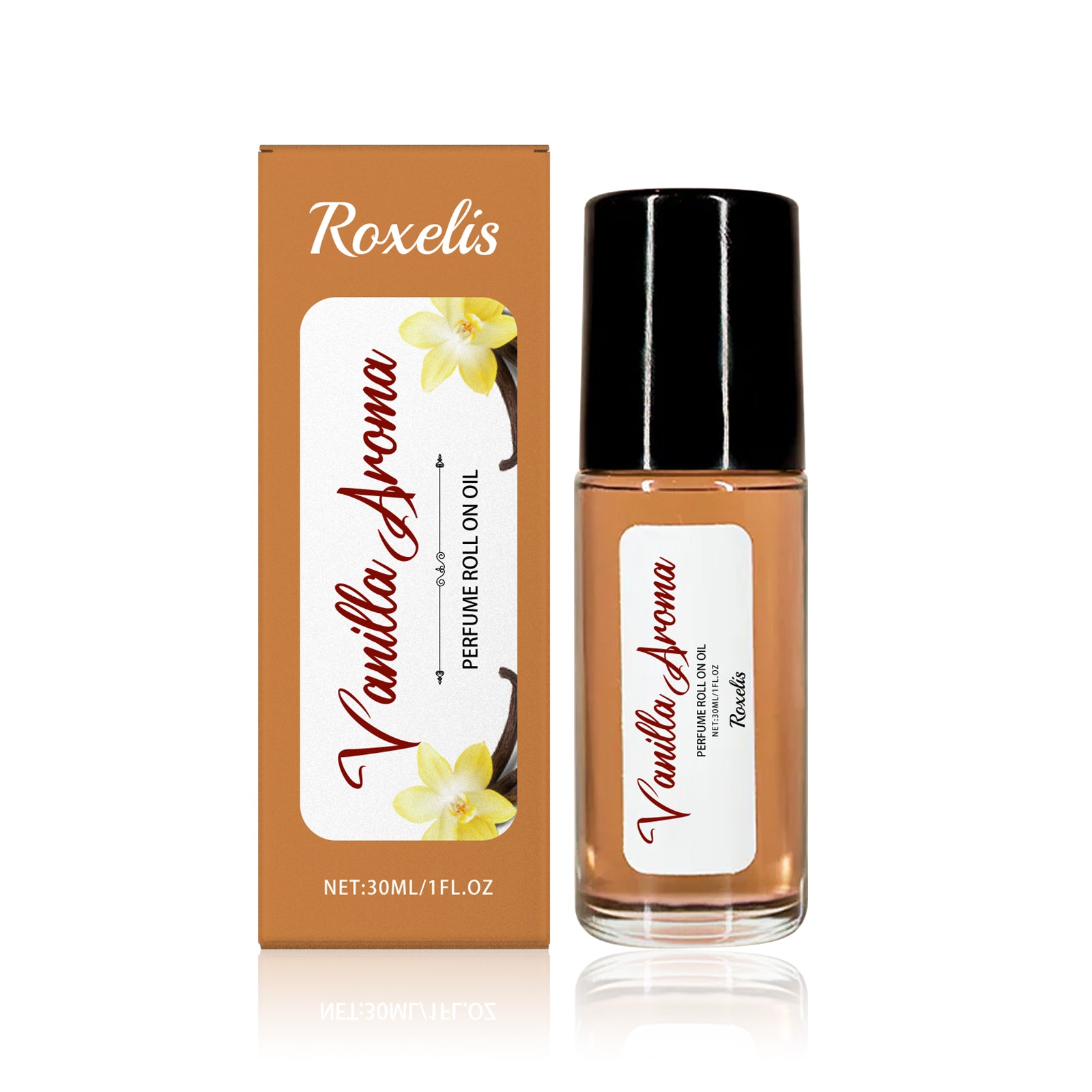 Roxelis Vanilla Aroma Perfume 30ml Roll On Oil Perfume Long Lasting Fragrance Light And Elegant Aromas Women Perfume - Acquisti Online