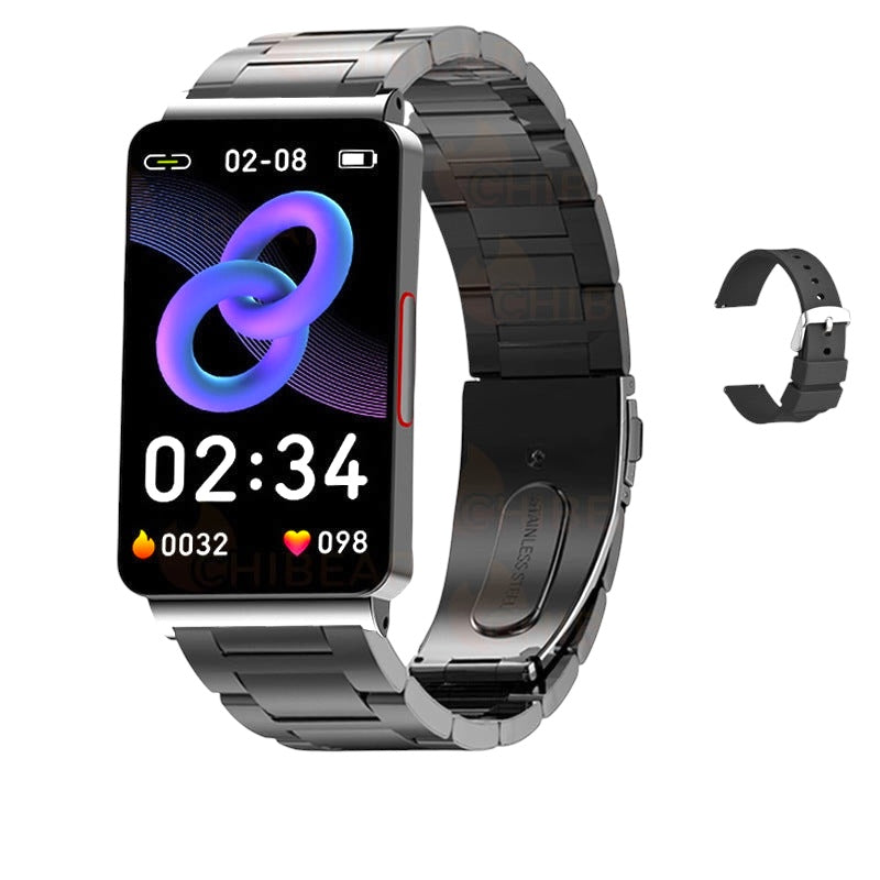 Orologio intelligente con ossigeno nel sangue, temperatura corporea, monitoraggio del sonno, braccialetto intelligente per la salute
