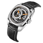 Orologio sportivo da uomo di alta qualità REEF TIGER, impermeabile, con cinturino in vera pelle, multifunzione, RGA3319, orologio meccanico automatico