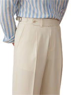 Naples High Waist Suit Pants British Retro Men's Casual Pant