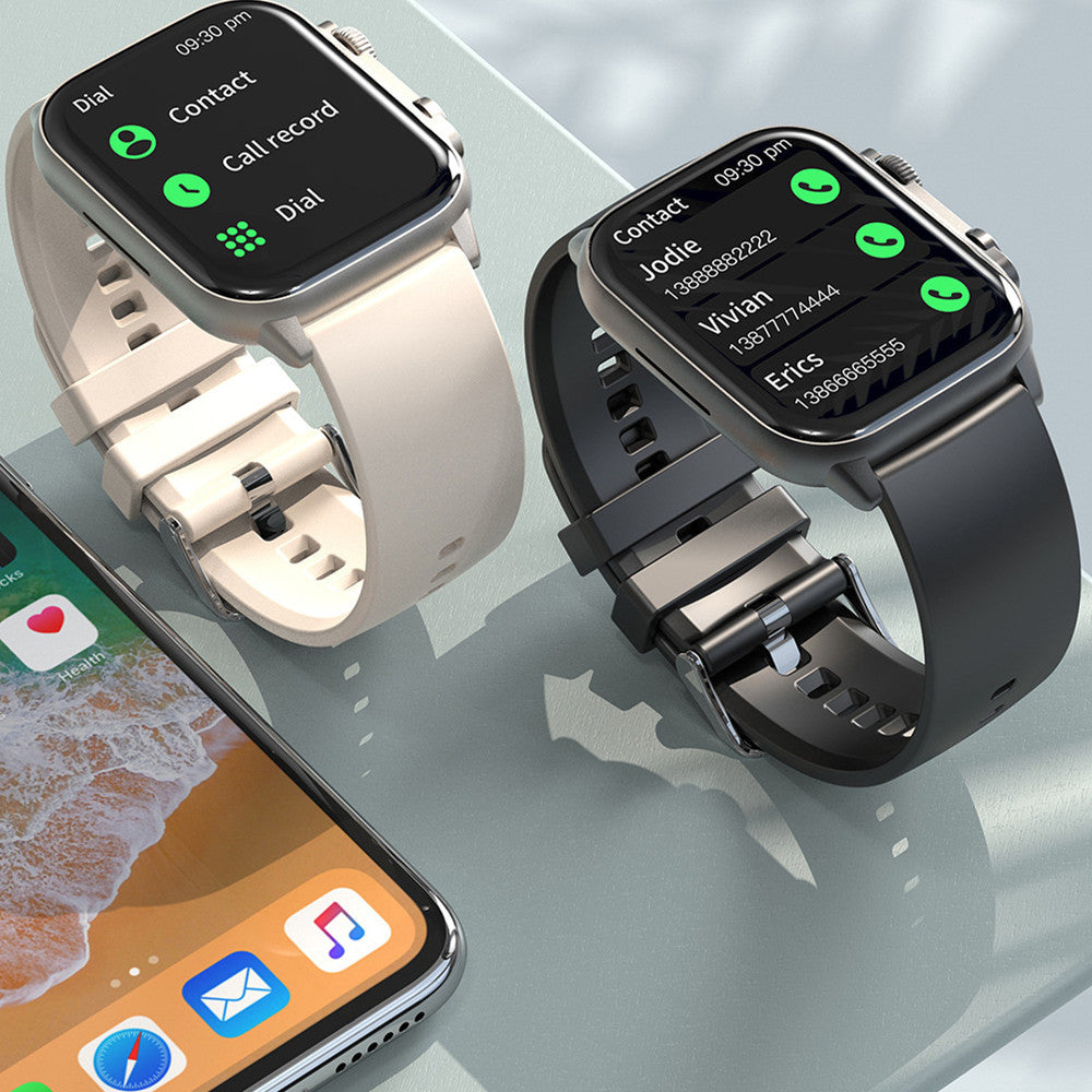 HK95 AMOLED Smart Watch NFC Bluetooth Call Electronic Watches Voice Control Waterproof Sports Fitness Tracker Smart Reminder Bluetooth Smart Watch - Acquisti Online