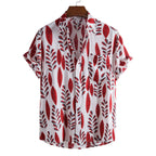 Mode Shirt Creatief Printpatroon Revers Shirt