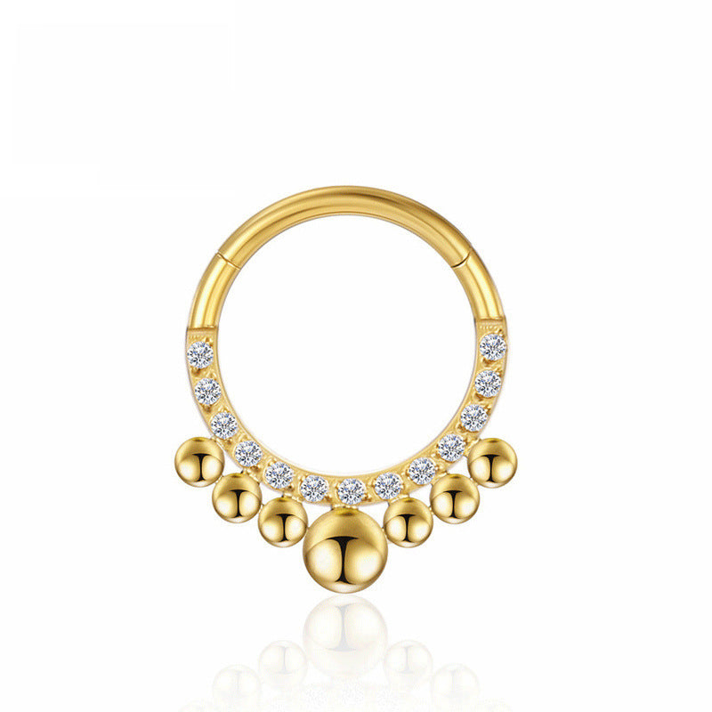 Piercing sieraden zirkoon neusring sluiting ring