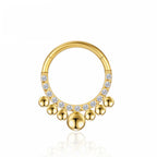 Piercing sieraden zirkoon neusring sluiting ring