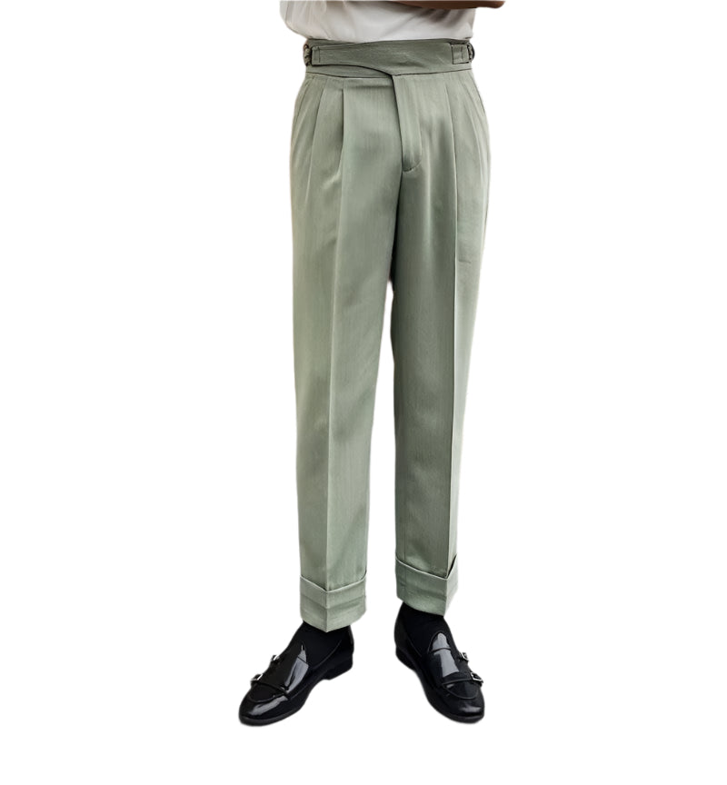 Men's Fashionable Business Casual Formal Pants Harem Men's Ninth Pants Fashion Draped Suit Men' Casual Pants - Acquisti Online