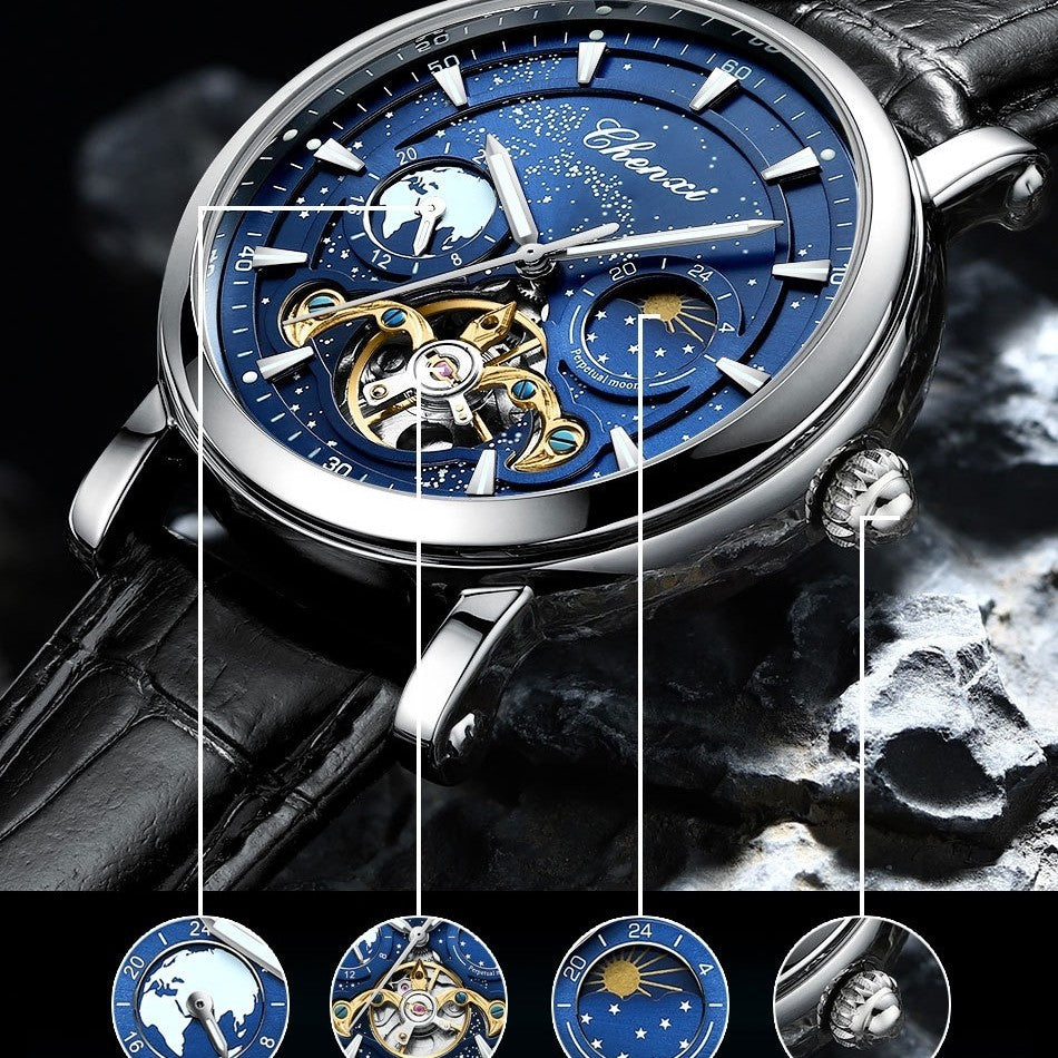 CHENXI 8872 Man Automatic Business Casual Tourbillon Watch - Acquisti Online