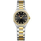 CURREN 9100 Women's Luxury Quartz Watch Waterproof Stainless Steel Rhinstone Crafted Quartz Wrist Watches - Acquisti Online