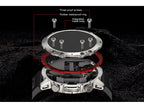 Man Multifunction Sports Bluetooth 1.43 in Amoled Display Smart Watch - Acquisti Online