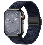 Smart Apple Watch Band Braided Solo Loop Band Magnetic Buckle Band MultiFunction Sports Mode iWatch