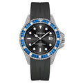 Kimsdun 1022B Orologio al quarzo da uomo, elegante, alla moda, con cinturino in silicone, impermeabile, con data, orologio da uomo d'affari minimalista