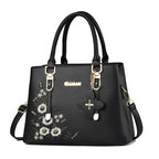 Embroidered Lady's Bag Large Capacity One-shoulder Messenger Bag