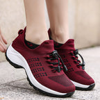 Women's Spring And Summer New Casual Flying Knit Sneakers - Acquisti Online