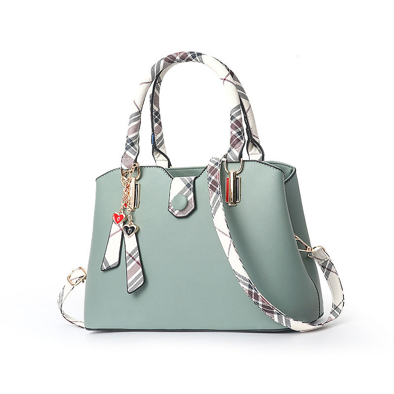 Luxe damestas van leer, grote capaciteit, kleine vierkante crossbodytas met meerdere zakken, schoudertas voor dames