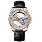 Men's watch top brand luxury watch for men automatic mechanical watch hollow out diamond color fashion men's watch montre homme