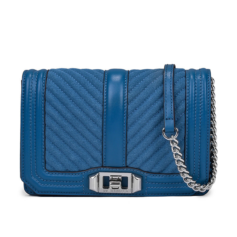 Dames modieuze kettingtas schoudertas diagonaal origineel leer grote capaciteit crossbody dames schoudertas