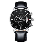 Men Watch Chronograph Sport Mens Waterproof Full Steel Quartz watch