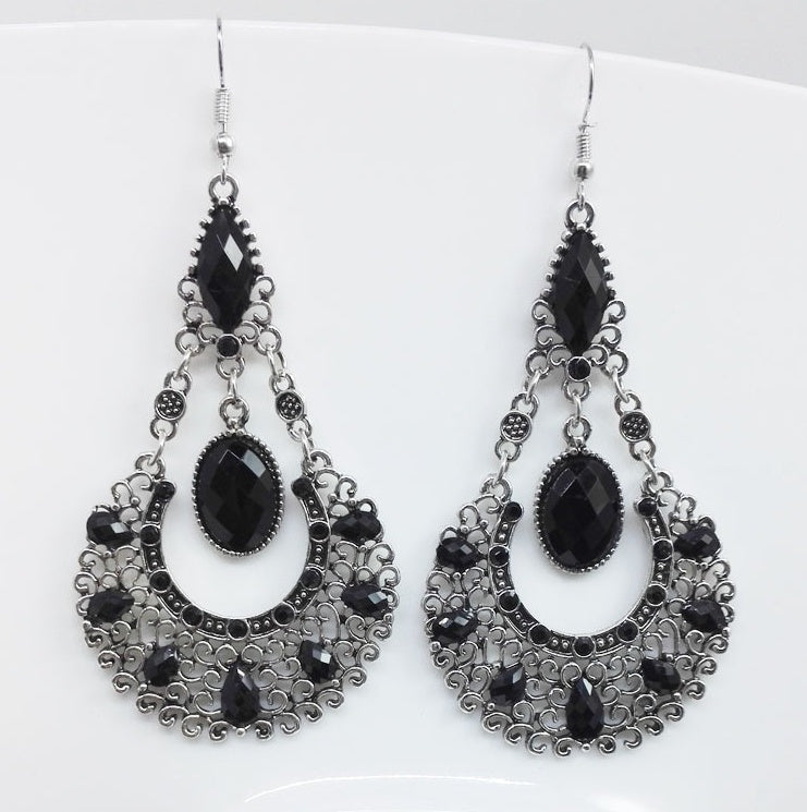 Bohemian water droplets tassel earrings - Acquisti Online