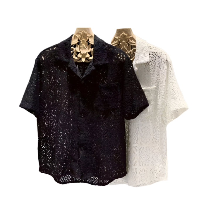 Fashionable Men's Thin Casual Loose Italian Shirt