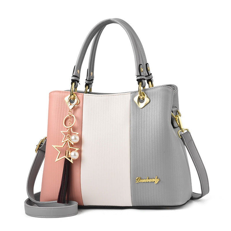 Schoudertas voor dames, meerdere zakken, grote capaciteit, dameshandtas, modieuze crossbody, PU-schoudertas voor dames