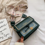 Women's Crossbody Bag With Square Shoulder Strap