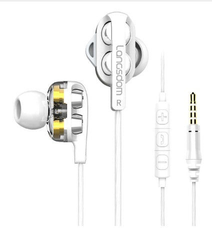 Earphone heavy bass with wheat wire controlled mobile phone headset - Acquisti Online