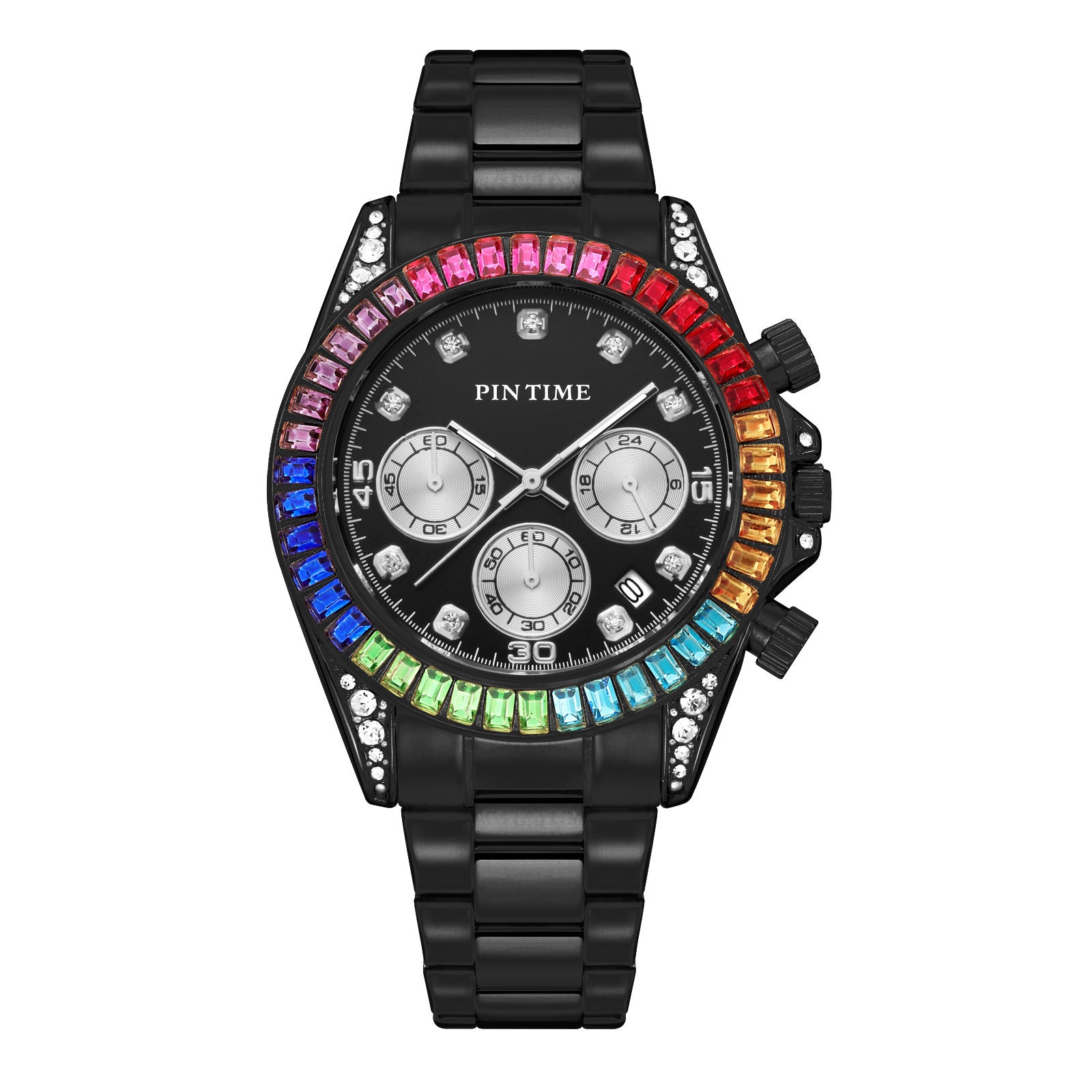 Mode stalen band horloge voor mannen en vrouwen