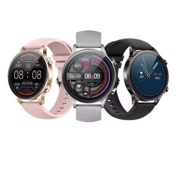 Modieuze bloeddruk-hartslagmeter smartwatch