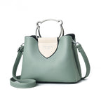 Women's Handbag Fashionable Large Capacity Women Shoulder Bag Simple Contrast Color Women's Casual Shoulder Bag
