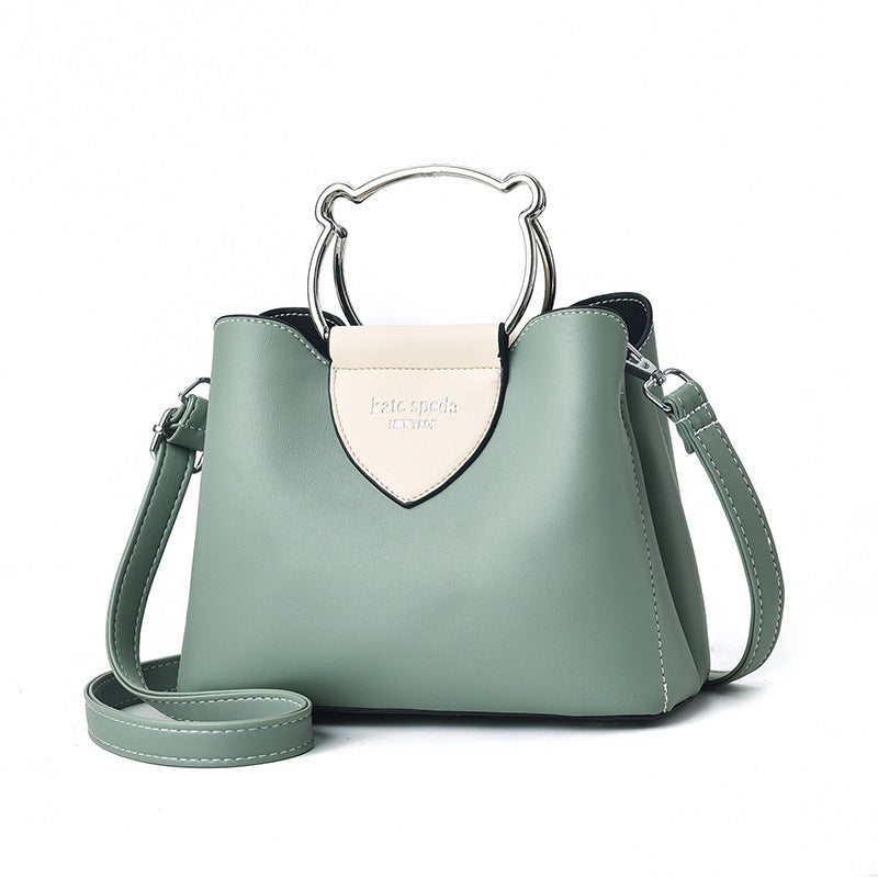 Women's Handbag Fashionable Large Capacity Women Shoulder Bag Simple Contrast Color Women's Casual Shoulder Bag