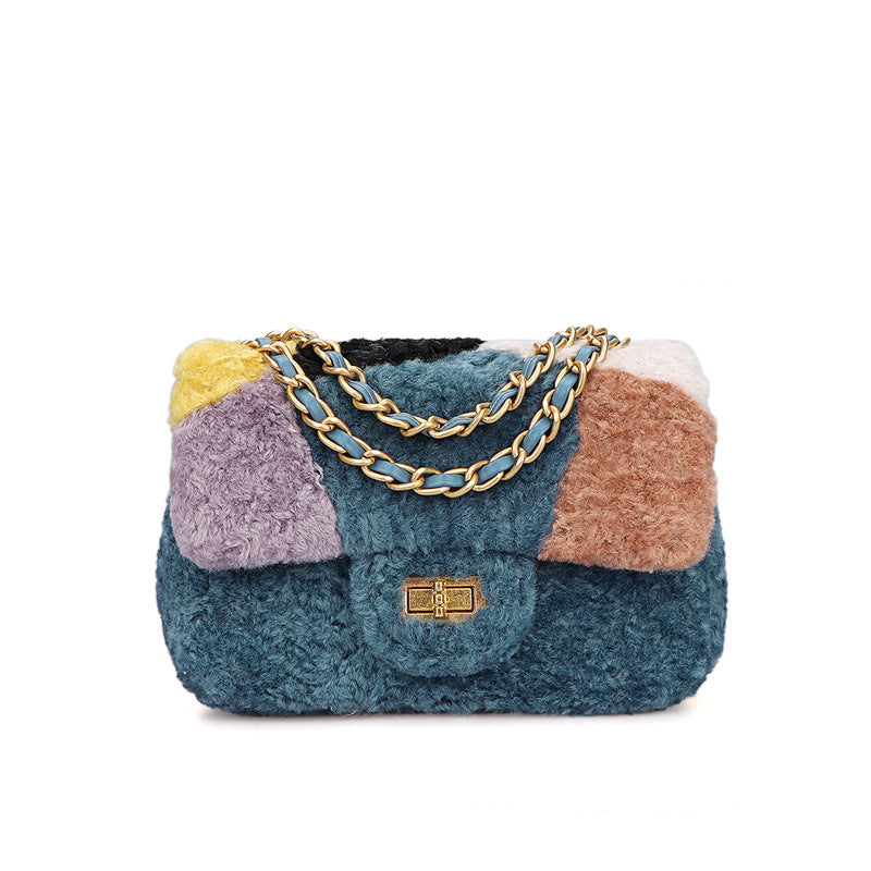 Women's fashion shoulder bag Lambskin chain bag