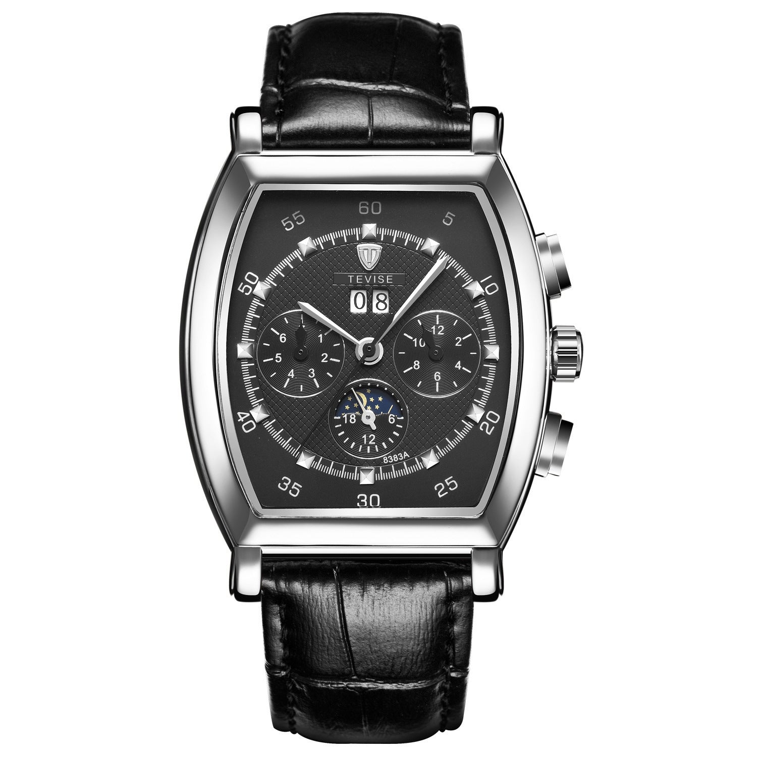 Orologio meccanico da uomo TEVISE, orologio da uomo multifunzione impermeabile