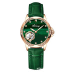AILANG Women's WristWatch Luxury Watches Waterproof Leather Automatic Mechanical Women Wristwatch