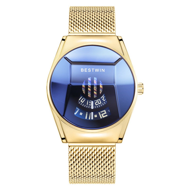 Mode heren Net rood waterdicht quartz herenhorloge 