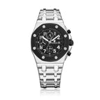 Kimsdun 1222A Luxury Man's Mechanical Watch Stylish Stainless Steel Band Waterproof Date Display Character Casual Watch