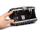 Women Luxury Handbag with Sequins Party Dinner Handbag Ladies Night Bag with Chain Women Banquet Clutch Bag