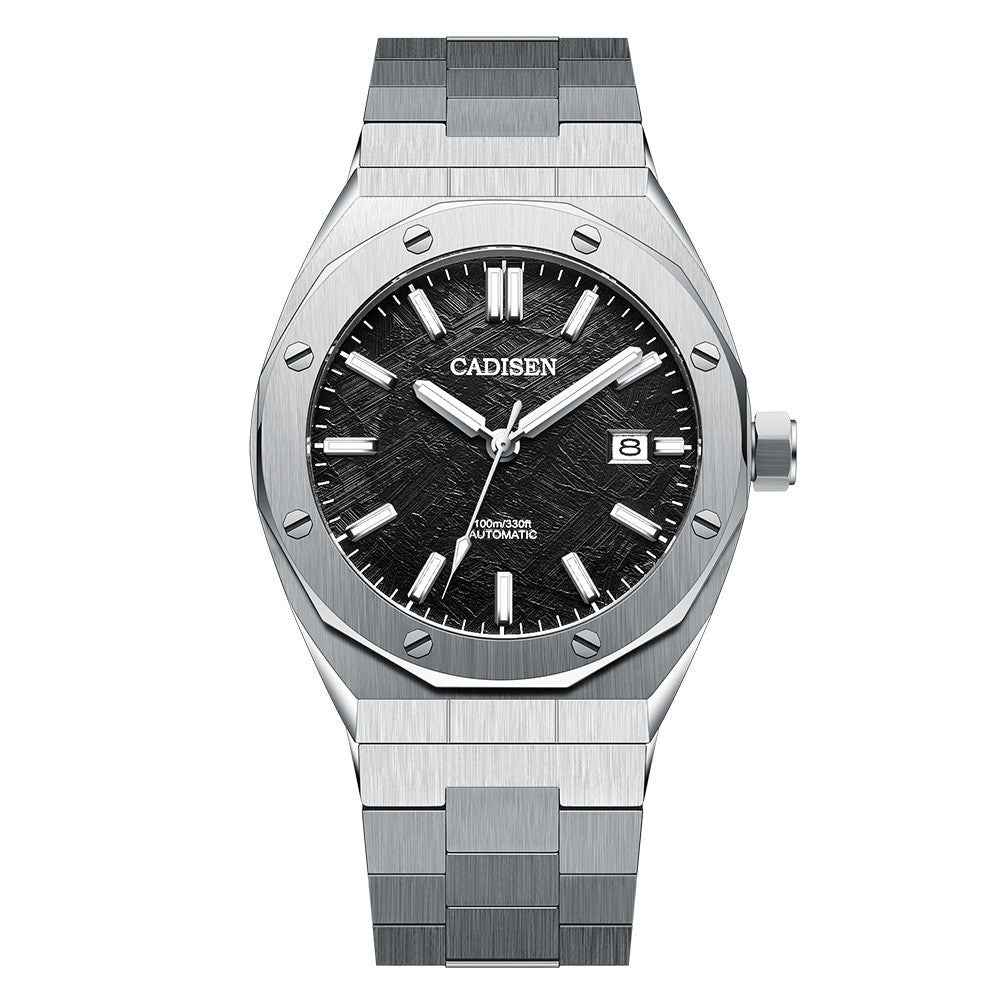 CADISEN Men's Watch Mechanical Automatic 100M Waterproof Luxury Wrist Watch Casual Business Wrist Watch