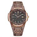 Women's Fashionable Quartz Watches Brand ONOLA Golden Stainless Steel Watch Luxury Design Women Quartz Watch