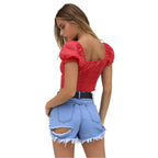 Damesmode T-shirt met smalle huid