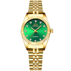 Chenxi Brand Luxury Women Watch Gold Blue Quartz Wrist Stainless Steel Rhinestone Crafted Casual Waterproof women Watches