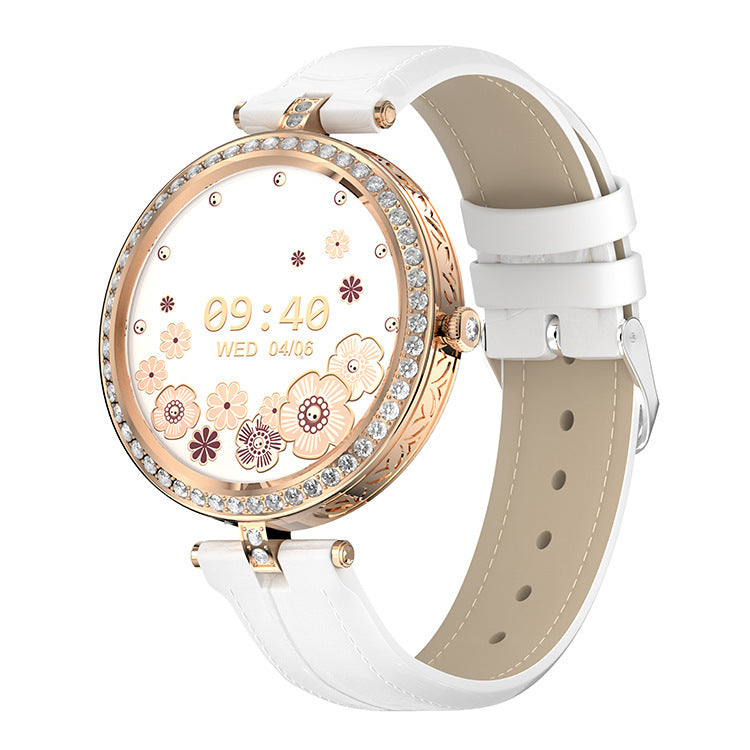 GT10 Women Smartwatch 1.32 Inch Round Full Screen BT Call Heart Rate Monitor Sleep Monitoring Women Fashion Smart Watch