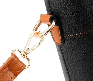 Modieuze dameshandtas, originele leren multi-pocket crossbodytas met grote capaciteit, luxe dames schoudertas