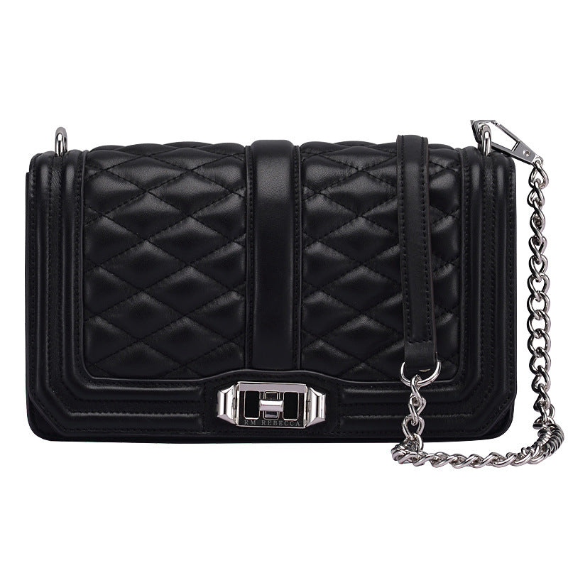 Dames modieuze kettingtas schoudertas diagonaal origineel leer grote capaciteit crossbody dames schoudertas