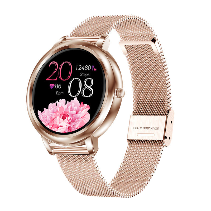 MK20 Women's Smart Watch Bluetooth Call Heart Rate Health Monitoring Smart Reminder Mesh Belt women smart watch - Acquisti Online